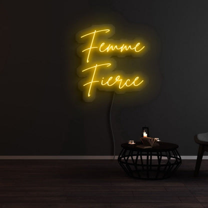 Femme Fierce Led Neon Sign - Shineneon