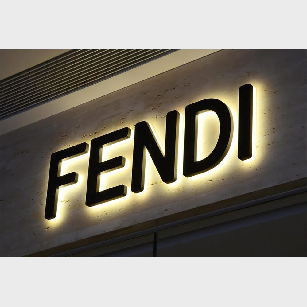 Fendi 3D Backlit Channel Letters Led Light Sign