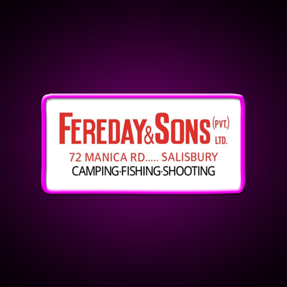 Fereday Sons Beer Bar Decor Led Neon Sign Rgb Color - Neon sign mounted on wall in room
