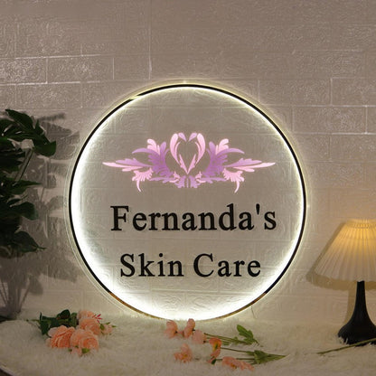 Fernandas Skin Care Acrylic Business Logo Sign - Shineneon