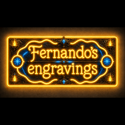 Fernando's engravings Custom LED Neon Sign - Shineneon
