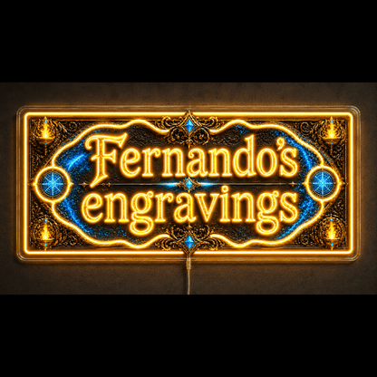 Fernando's engravings Custom LED Neon Sign - Shineneon