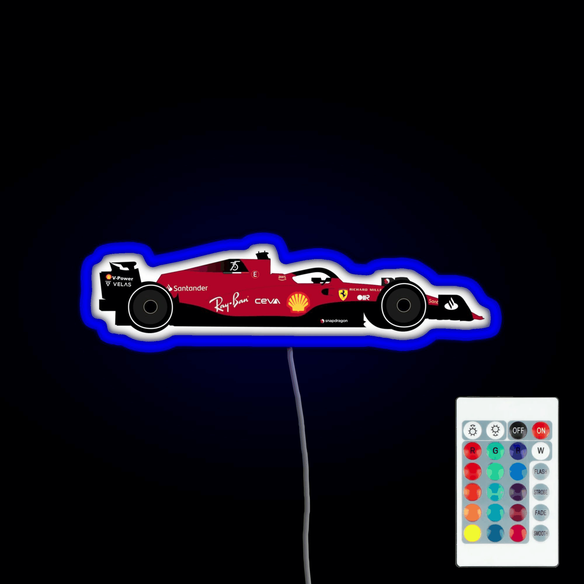 Ferrari 2022 Rgb Led Neon Sign Pop Wall Art