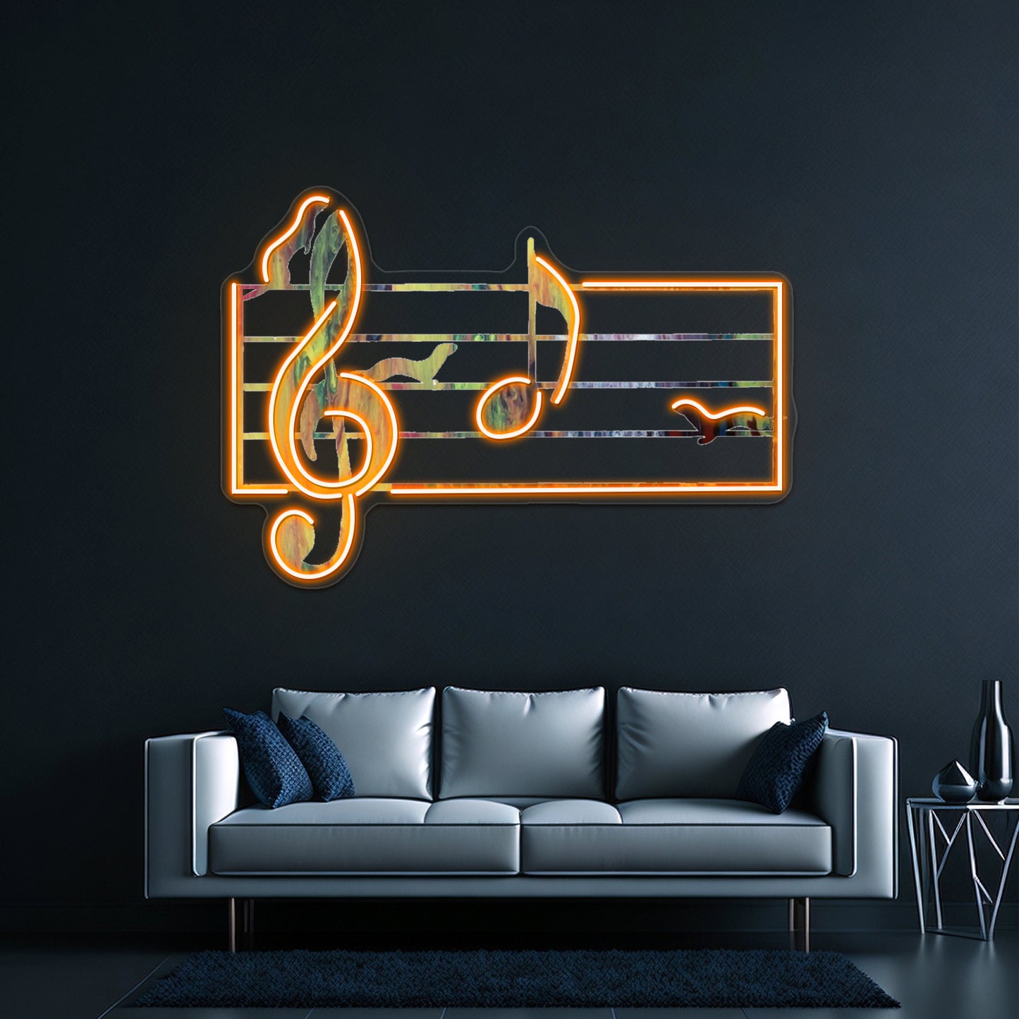 Ferrets Art Musical Note Wall Artwork Neon Signs