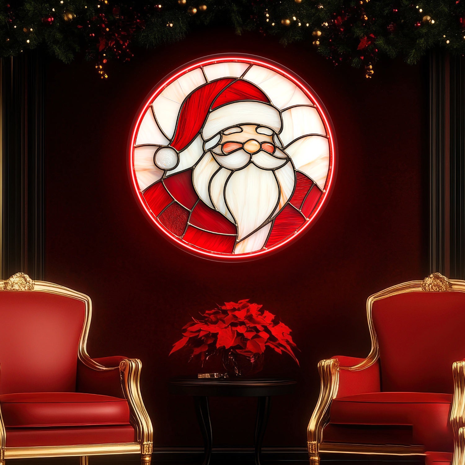 Festive Santa Claus Acrylic Neon Light | Shineneon