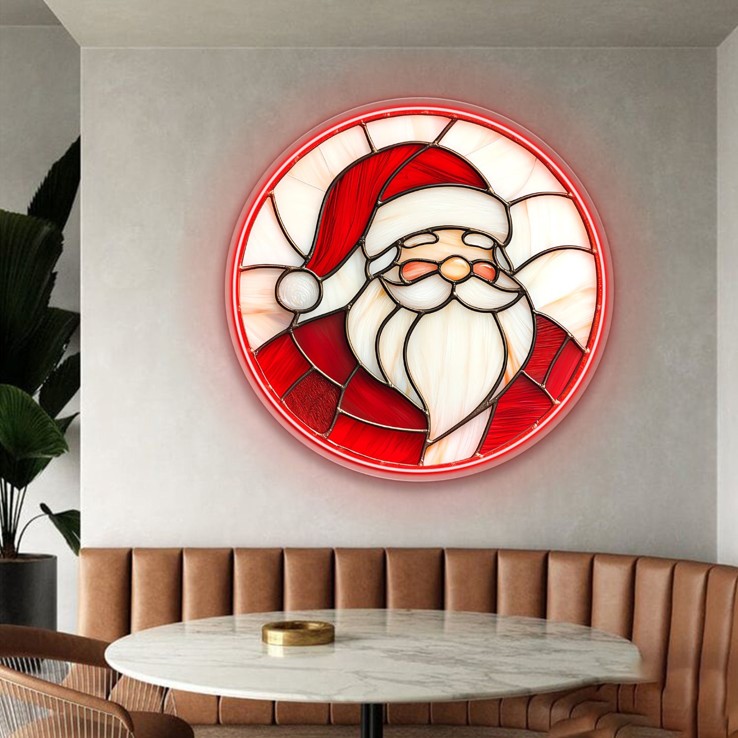 Festive Santa Claus Acrylic Neon Light | Shineneon