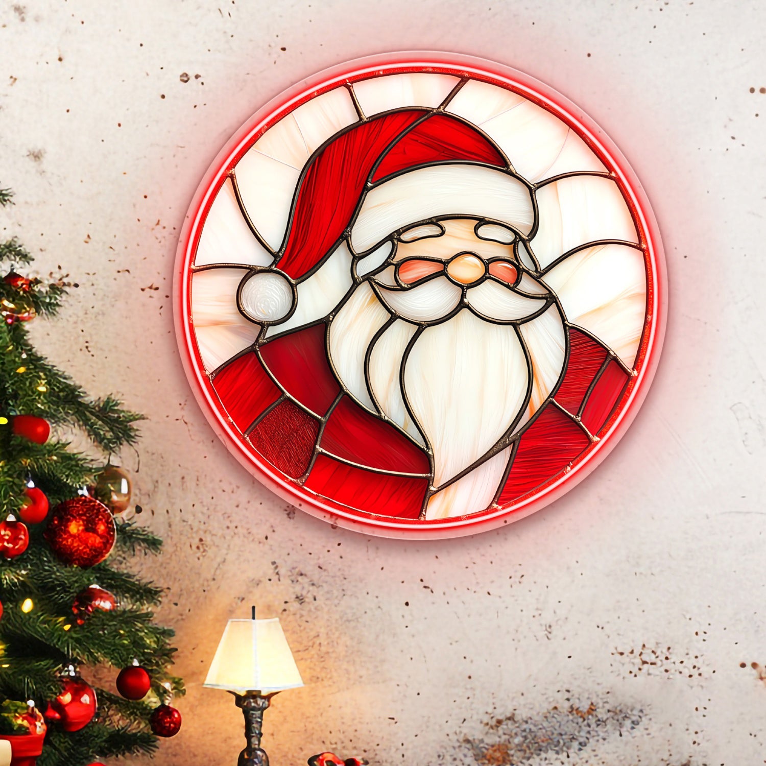 Festive Santa Claus Acrylic Neon Light | Shineneon