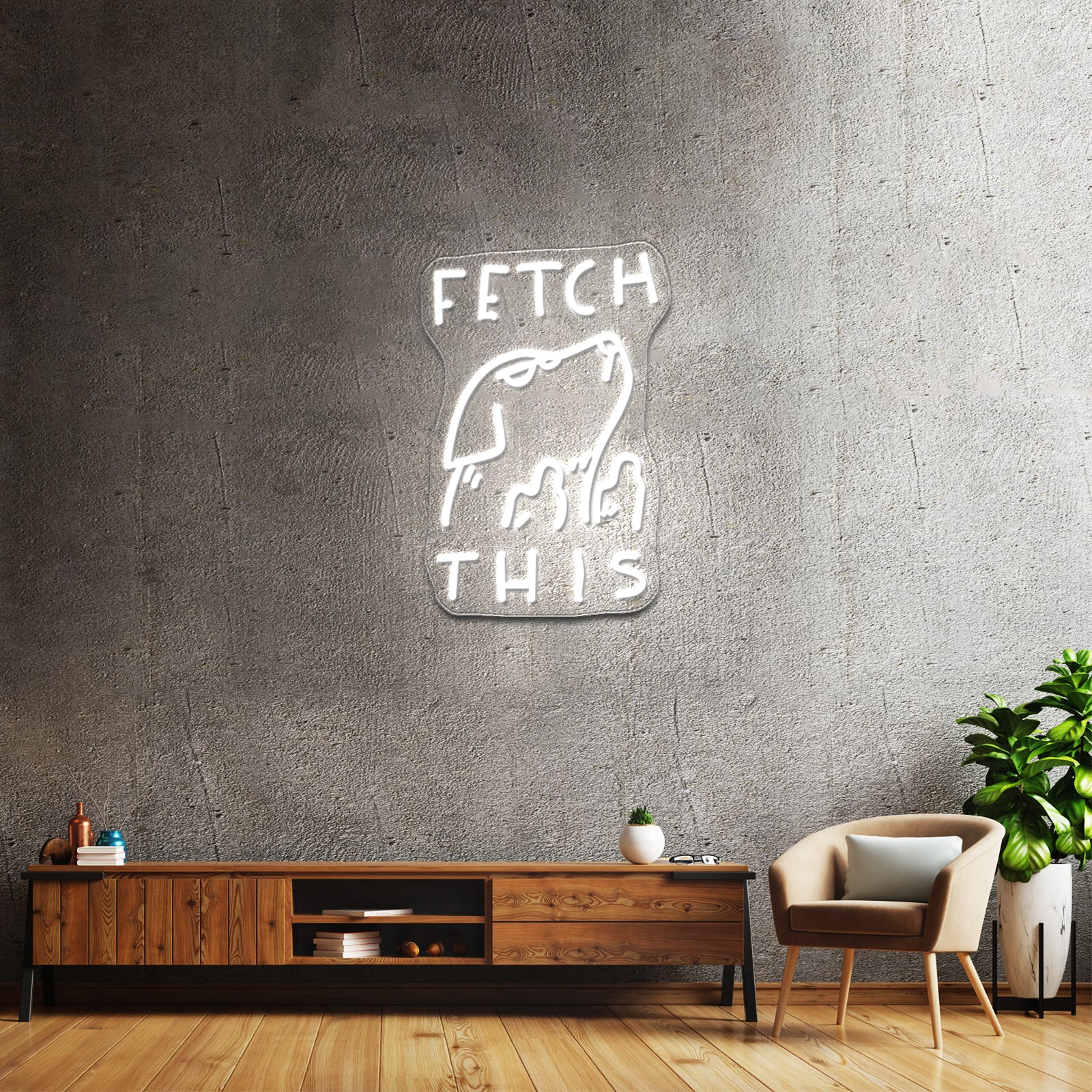 Fetch This Artwork Custom Neon Led Sign