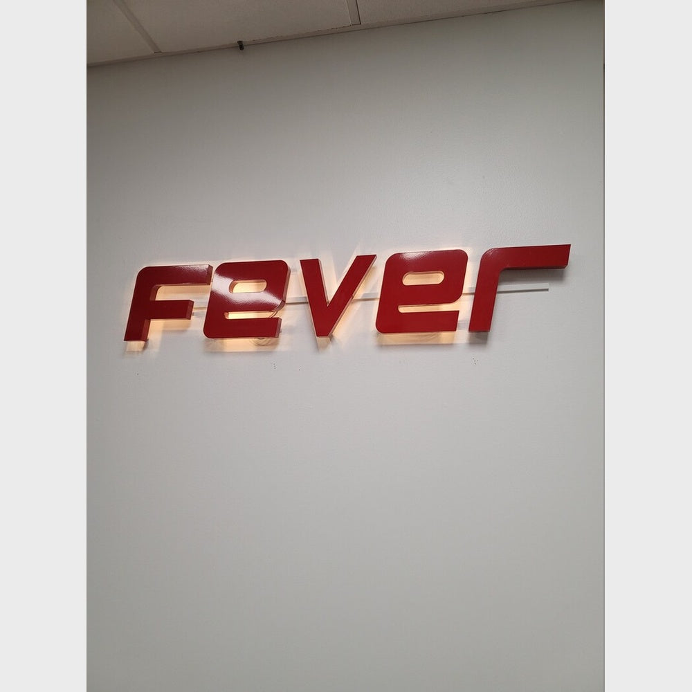 Fever 3D Backlit Channel Letters Led Light Sign