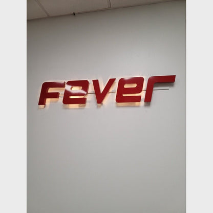 Fever 3D Backlit Channel Letters Led Light Sign - Shineneon