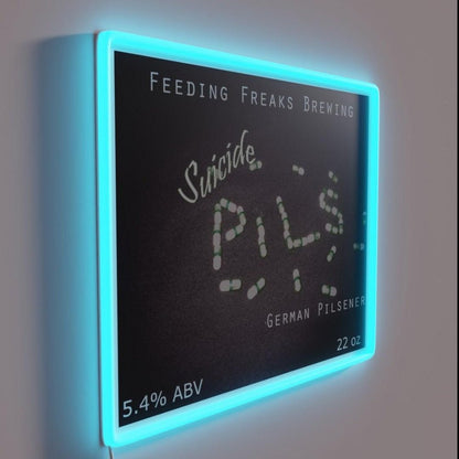 Ffb Suicide Pils Rgb Led Neon Sign - Shineneon