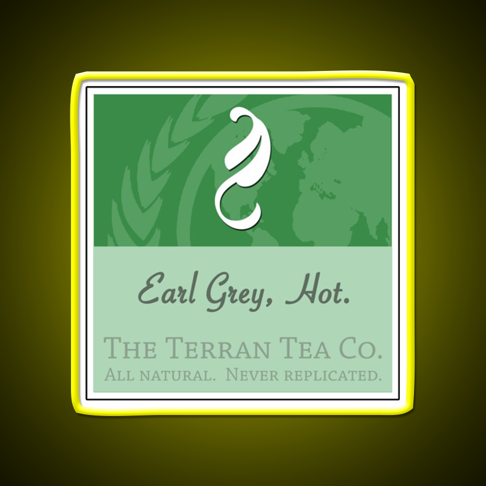 Fictional Brew Earl Grey Hot Beer Bar Decor Led Neon Sign Rgb Color - LED neon sign view 7