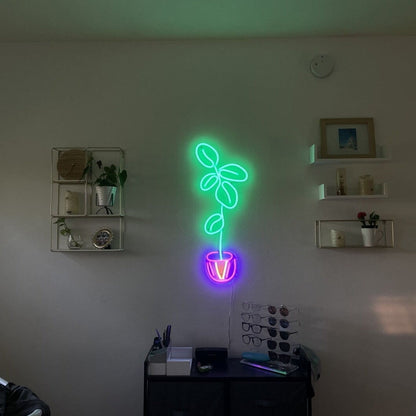 Fiddle Leaf Fig Plant Led Neon Sign - Shineneon