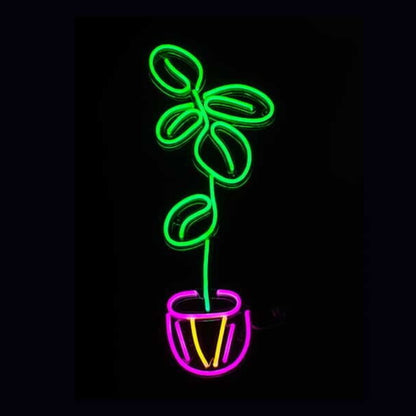 Fiddle Leaf Fig Plant Led Neon Sign - Shineneon