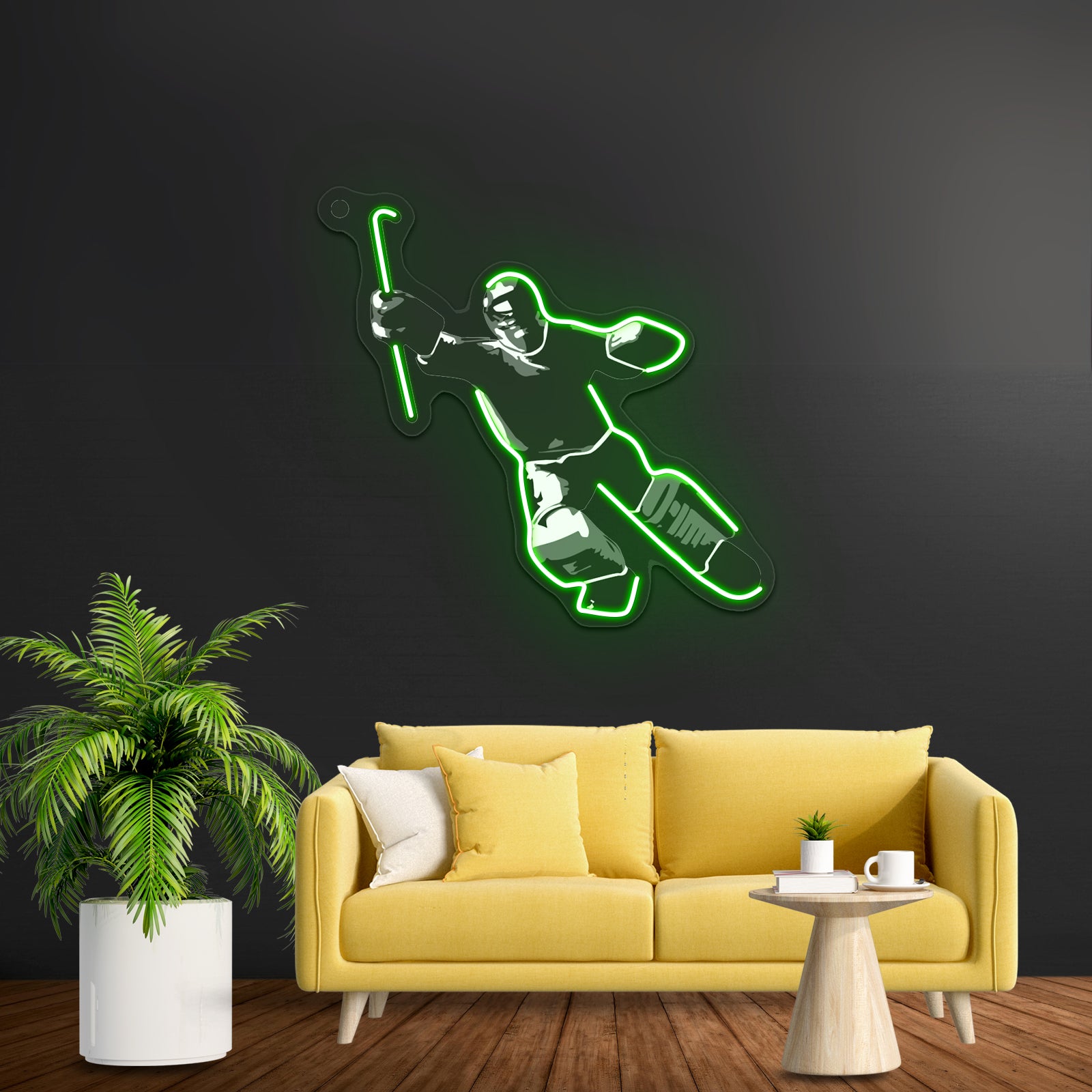 Field Hockey Goalie Artwork Custom Neon Led Sign - LED neon sign view 9