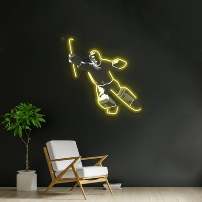 Field Hockey Goalie Artwork Custom Neon Led Sign - LED neon sign view 7