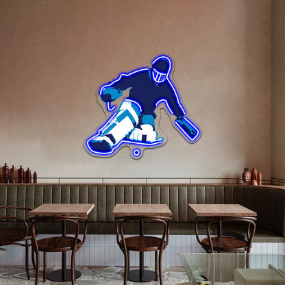 Fieldhockey Goalie Artwork Custom Neon Led Sign - LED neon sign view 5