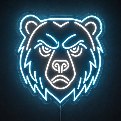 Fierce Bear Head Neon Sign LED Neon Sign main product image