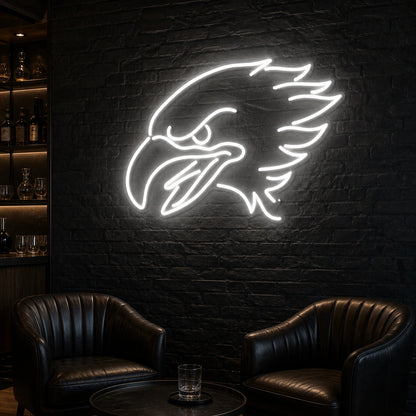 Fierce Eagle LED Neon Sign Garage Neon Sign real lifestyle scene