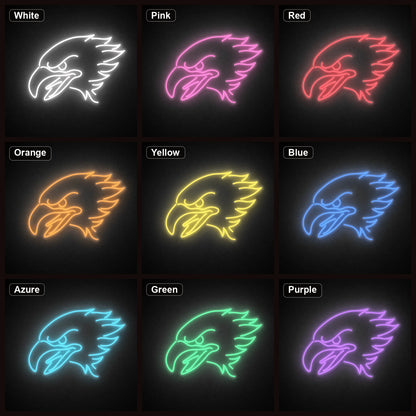 Fierce Eagle LED Neon Sign Home Bar Wall Decoration color grid