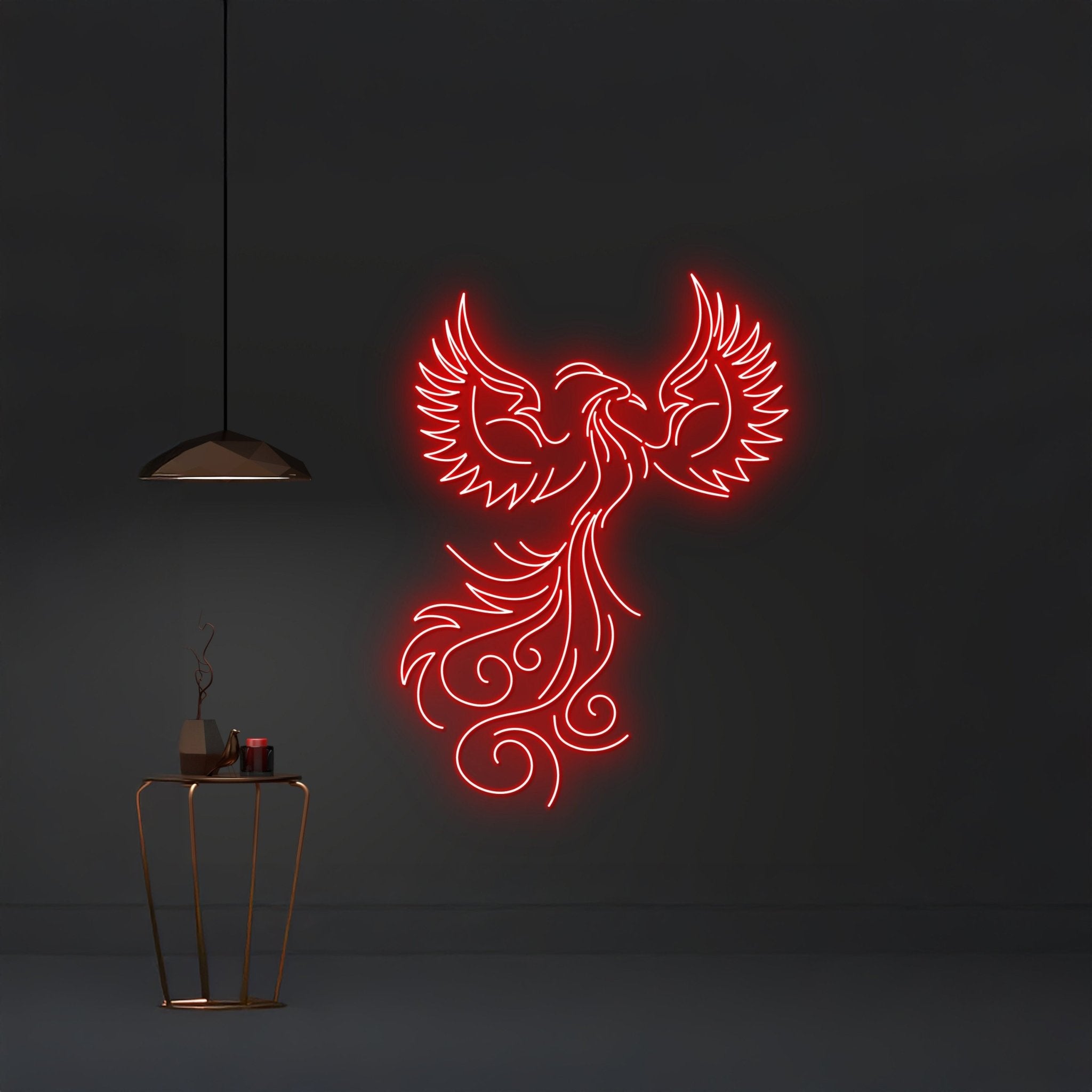 Fiery Phoenix Neon Sign - Shineneon