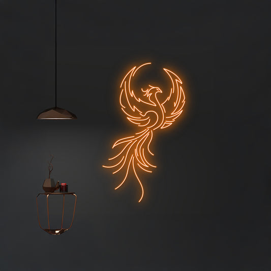 Fiery Phoenix Neon Sign Room Wall Art Decor Light