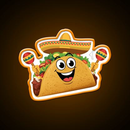Fiesta Taco Led Neon Sign Mexican Food Sign Rgb Color - Shineneon