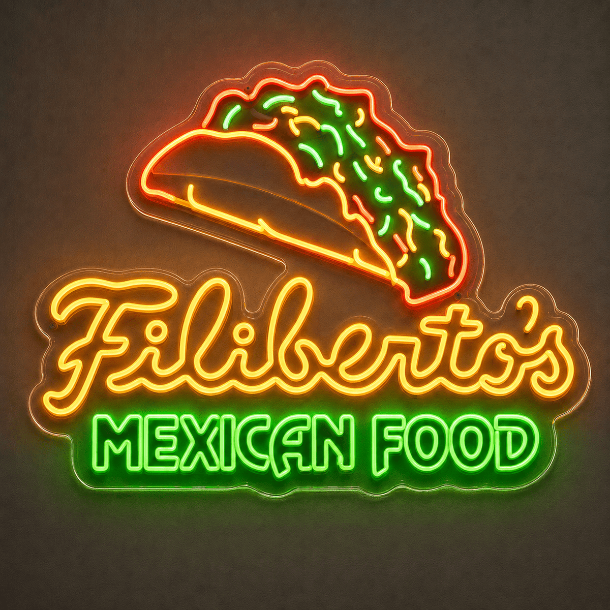 Filiberto's MEXICAN FOOD Custom LED Neon Sign - Shineneon