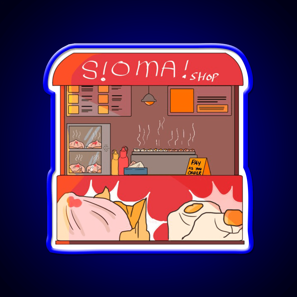 Filipino Food Stalls Siomai Haus Snack Food Led Neon Sign Rgb Color - Shineneon