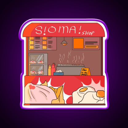 Filipino Food Stalls Siomai Haus Snack Food Led Neon Sign Rgb Color - Shineneon