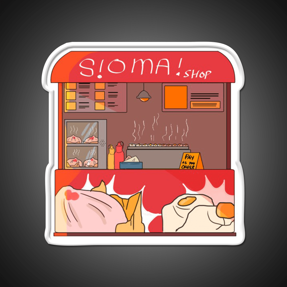 Filipino Food Stalls Siomai Haus Snack Food Led Neon Sign Rgb Color - Shineneon