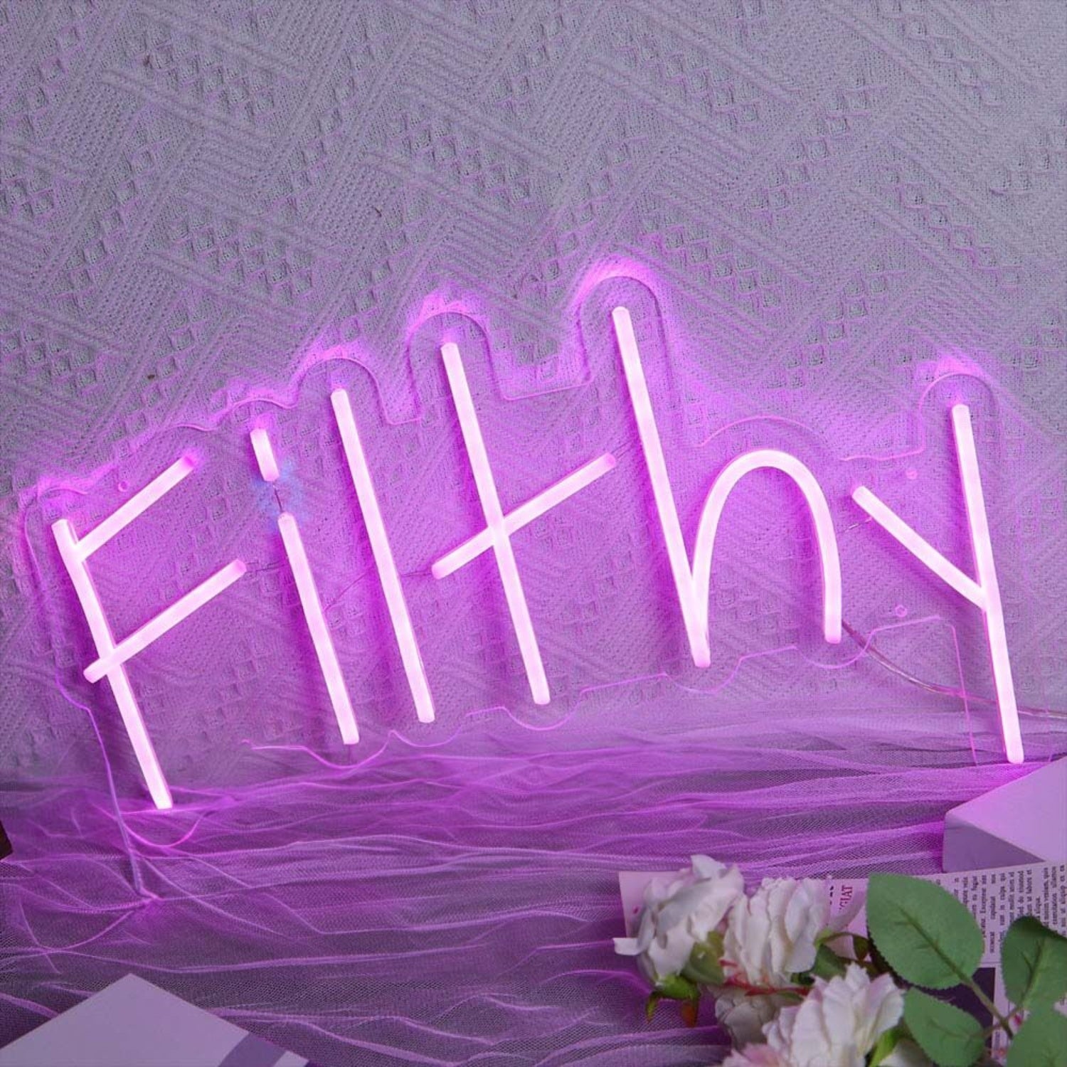 Filthy Led Neon Sign For Bold And Edgy Spaces - Shineneon
