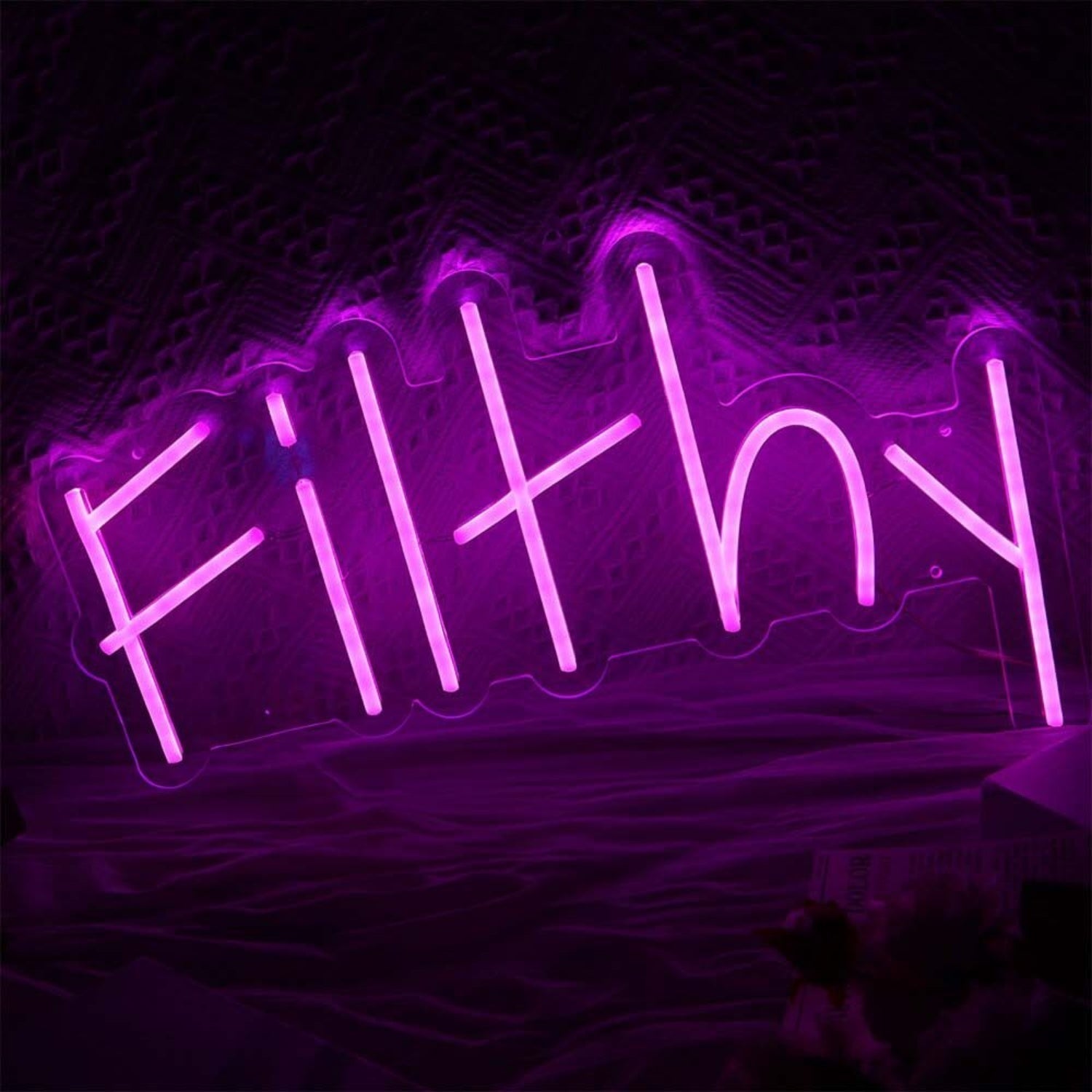 Filthy Led Neon Sign For Bold And Edgy Spaces - Shineneon