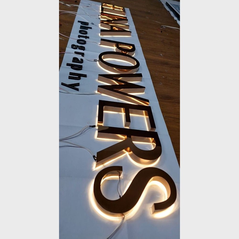 Final Powers 3D Backlit Channel Letters Led Light Sign - Shineneon