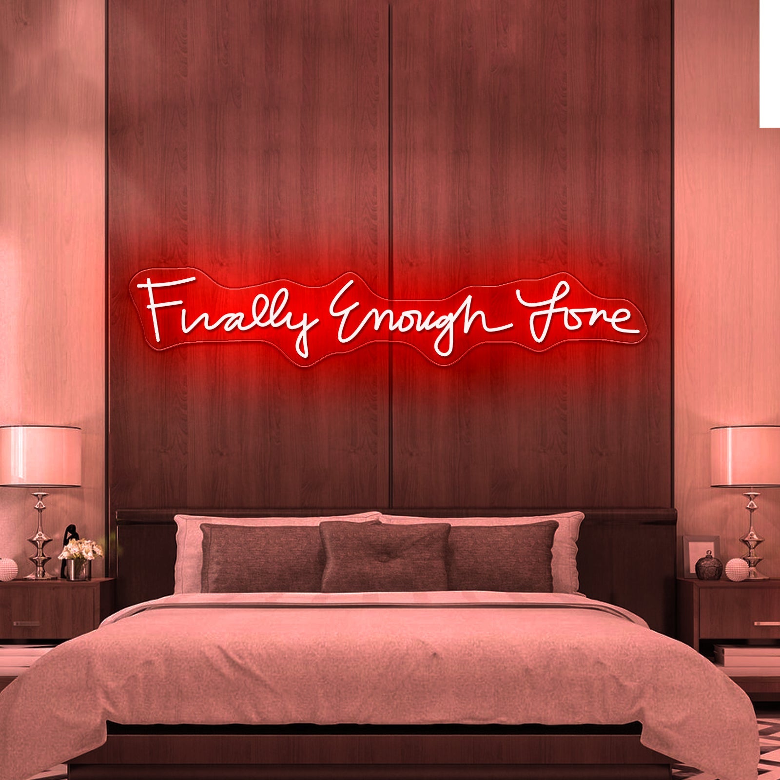 Finally Enough Love Led Light Sign - Shineneon