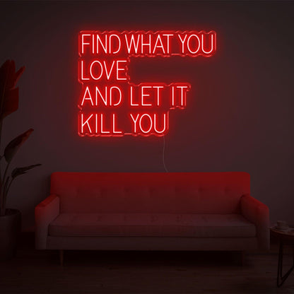 Find What You Love White Led Neon Sign Modern Home Decor | Shineneon