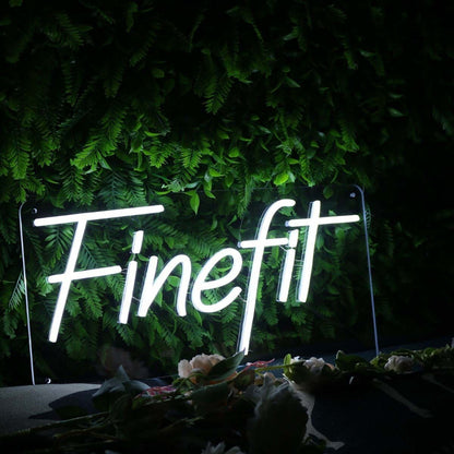 Finefit White Led Neon Sign - Shineneon
