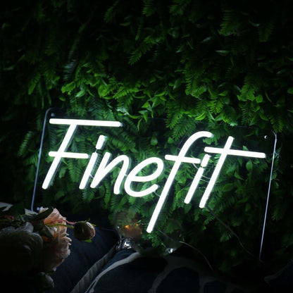 Finefit White Led Neon Sign - Shineneon
