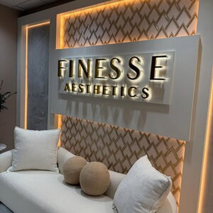 Finesse Aesthetices 3D Backlit Channel Letters Led Light Sign - Shineneon