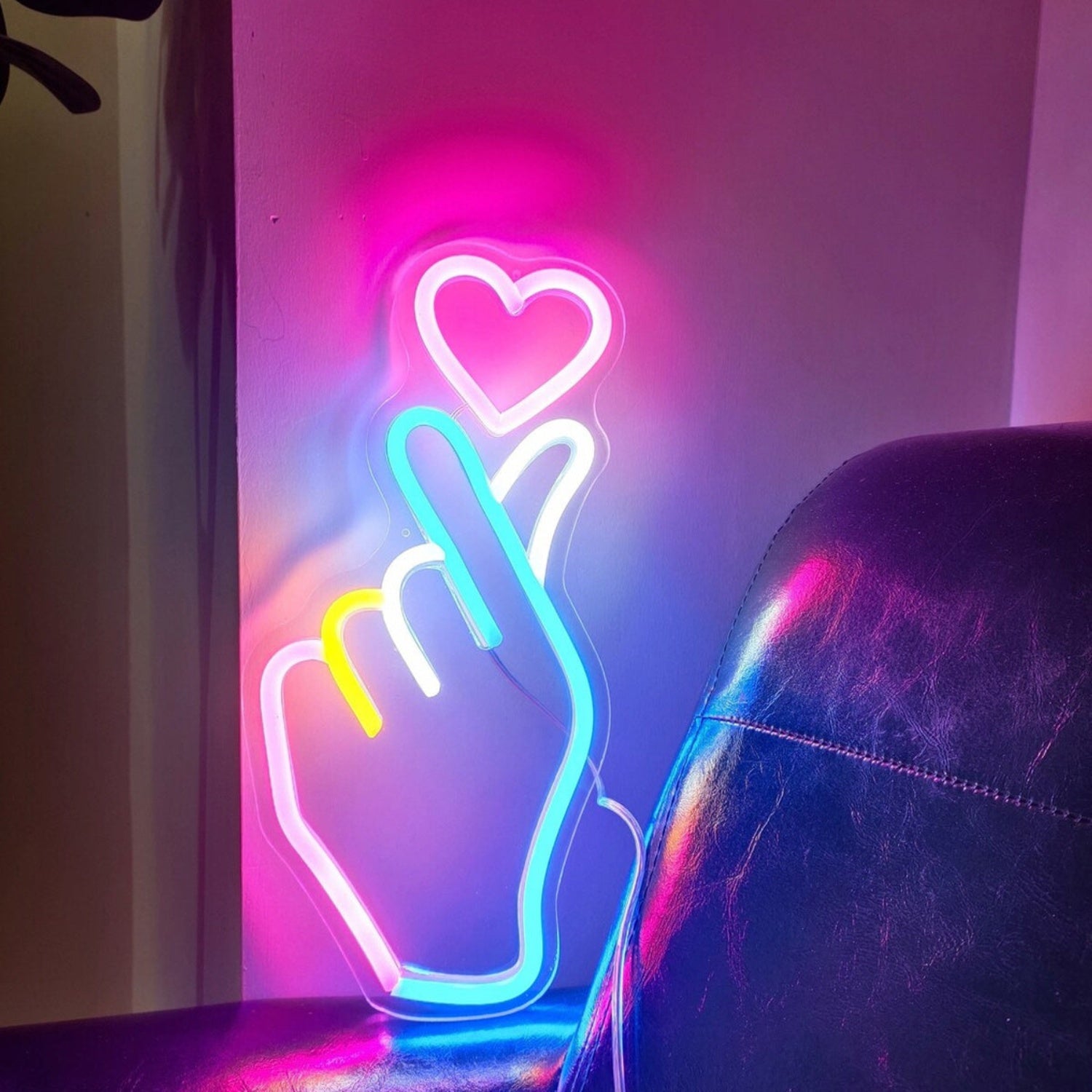 Finger Heart Led Neon Light Sign | Shineneon