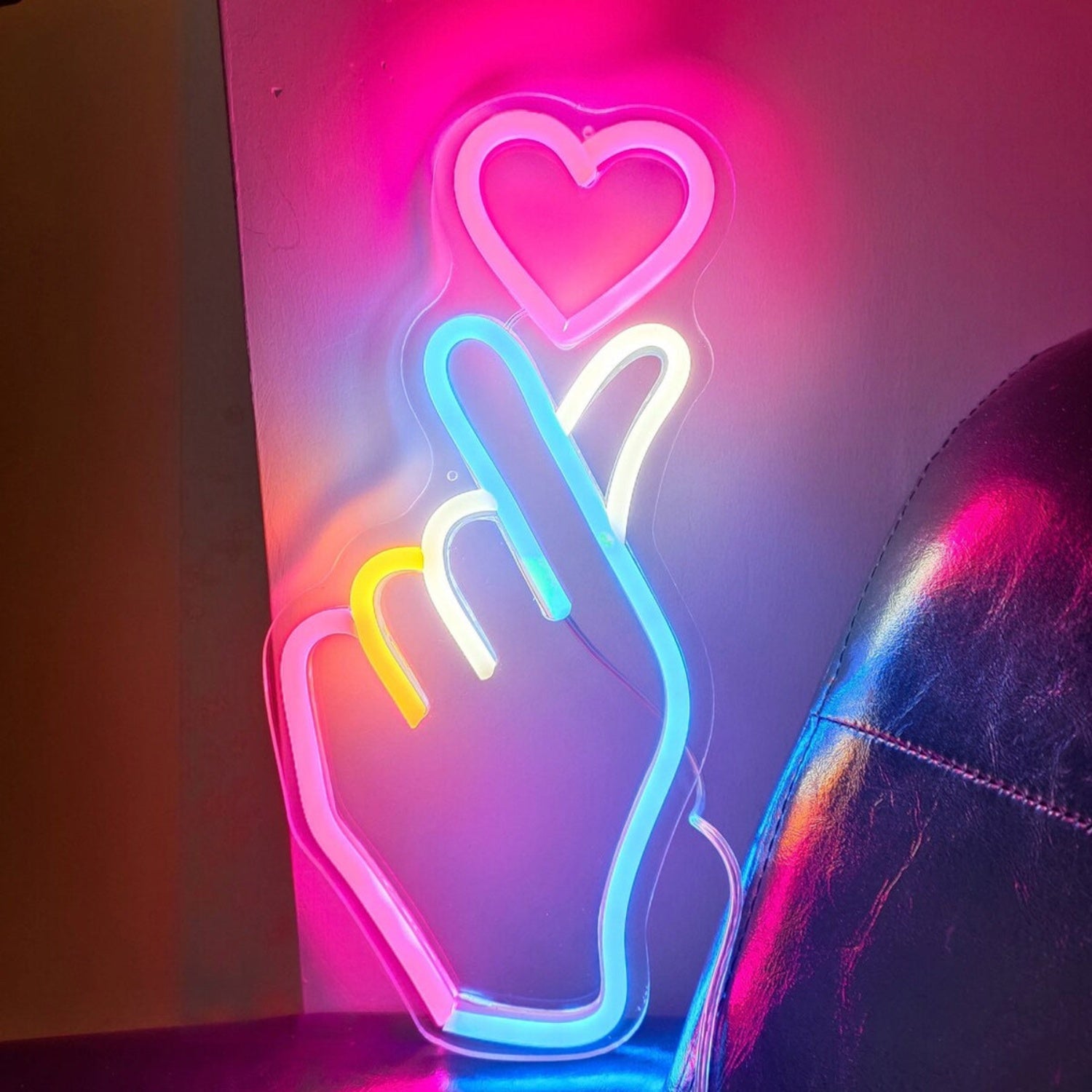 Finger Heart Led Neon Light Sign | Shineneon