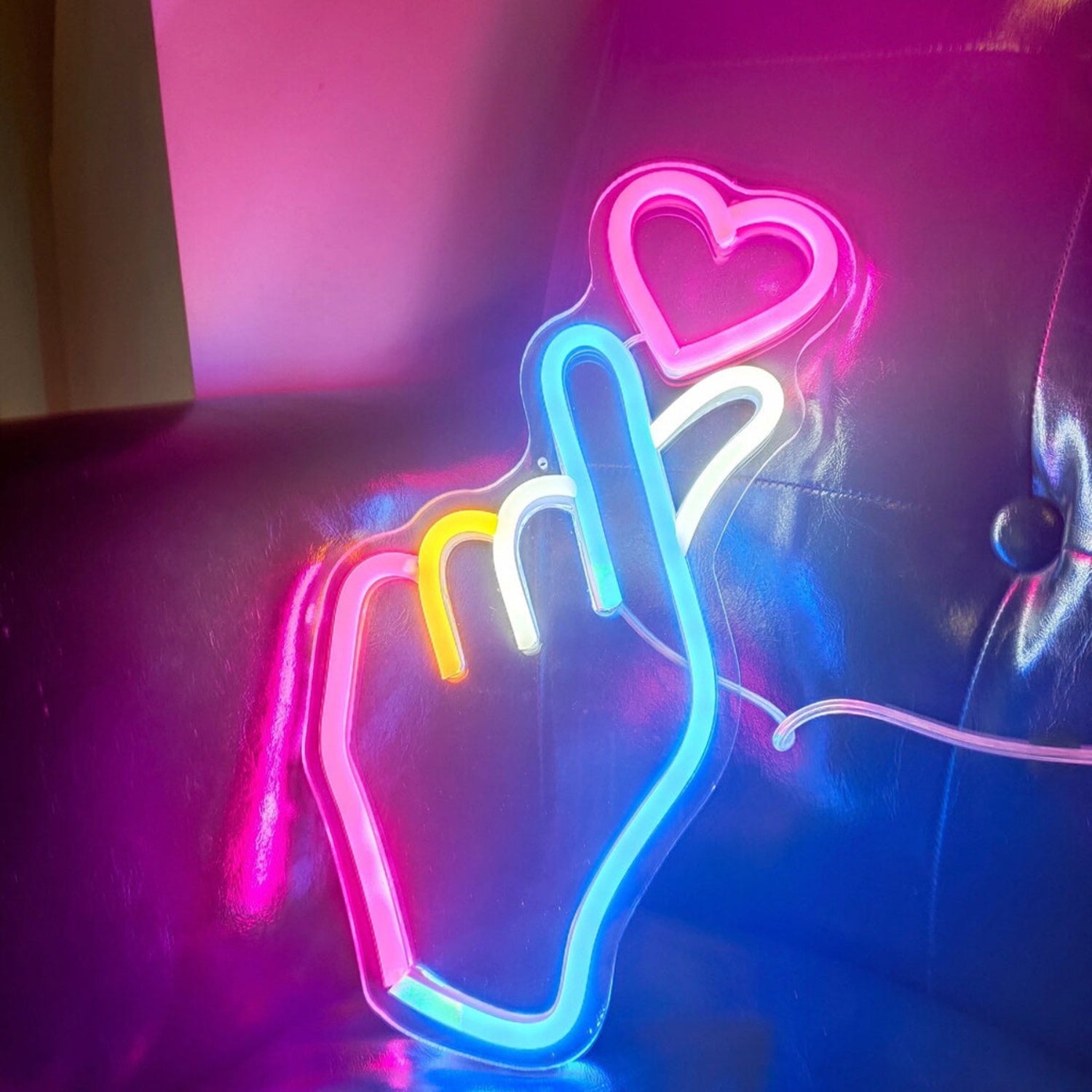 Finger Heart Led Neon Light Sign | Shineneon
