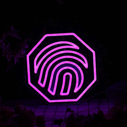 Fingerprint Purple Neon Sign | Shineneon