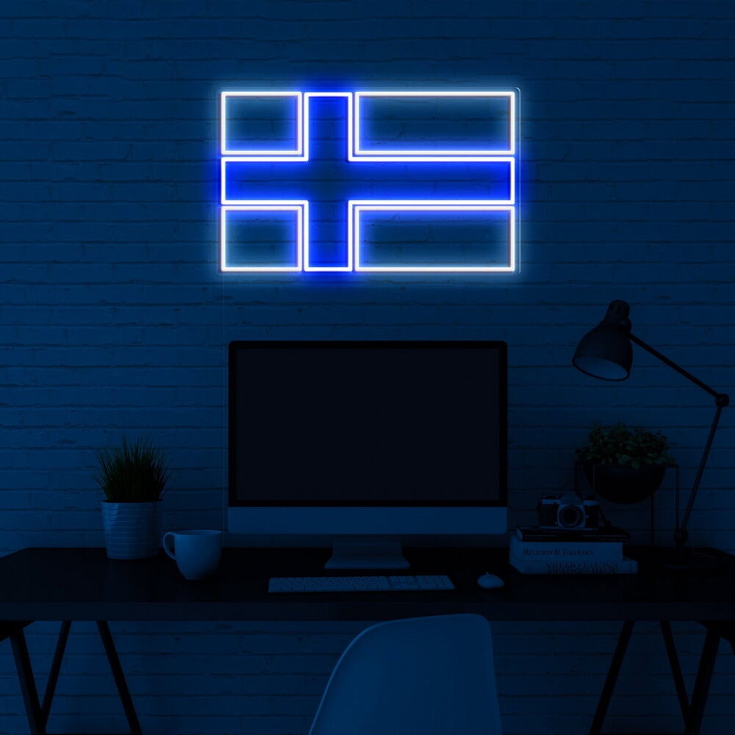 Finland Flag Led Neon Sign - Shineneon