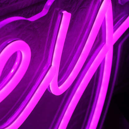Finley Purple Led Neon Sign - Shineneon
