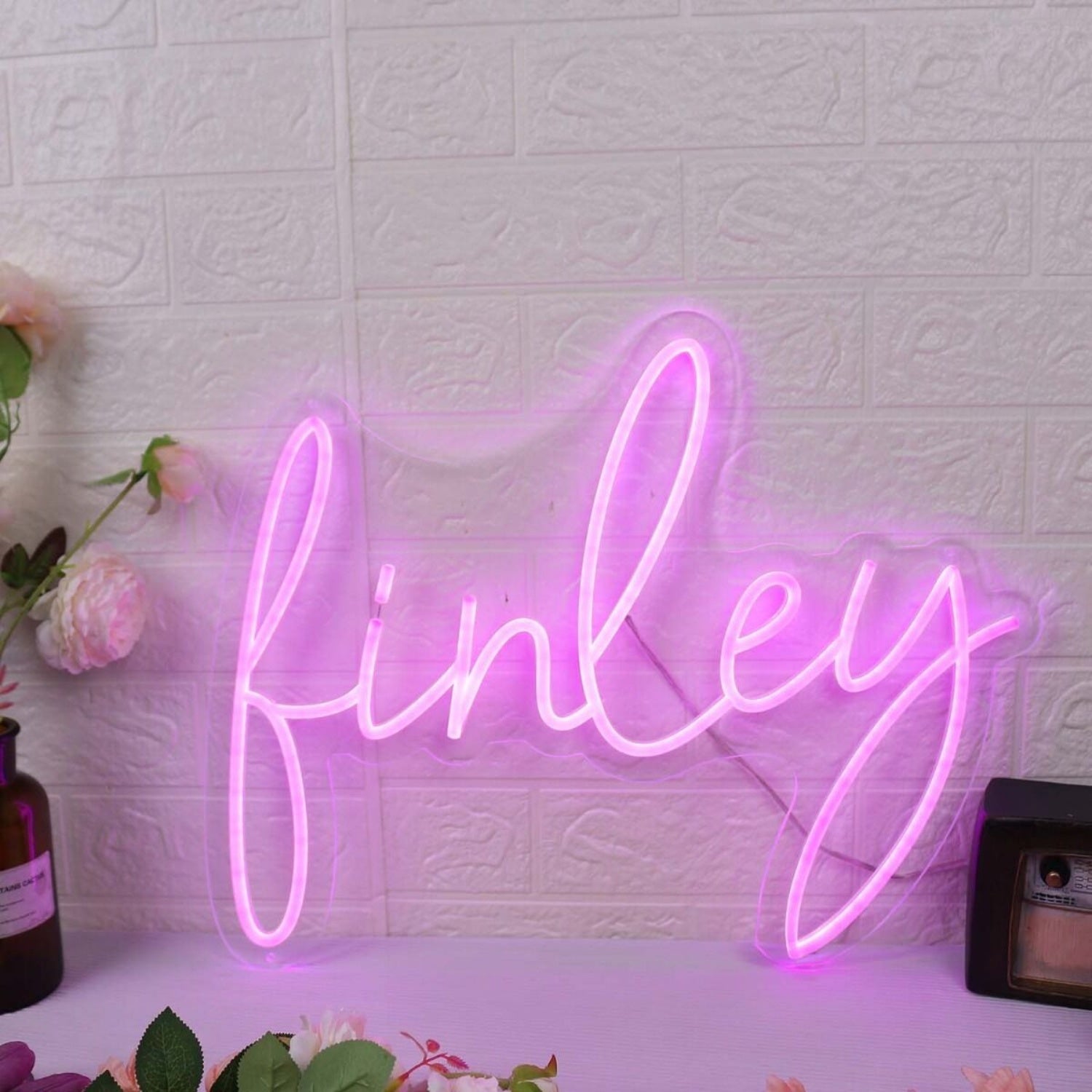 Finley Purple Led Neon Sign - Shineneon