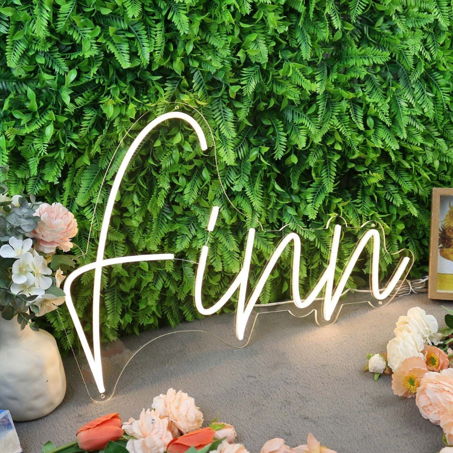 Finn Yellow Led Neon Sign - Shineneon