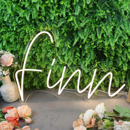 Finn Yellow Led Neon Sign - Shineneon