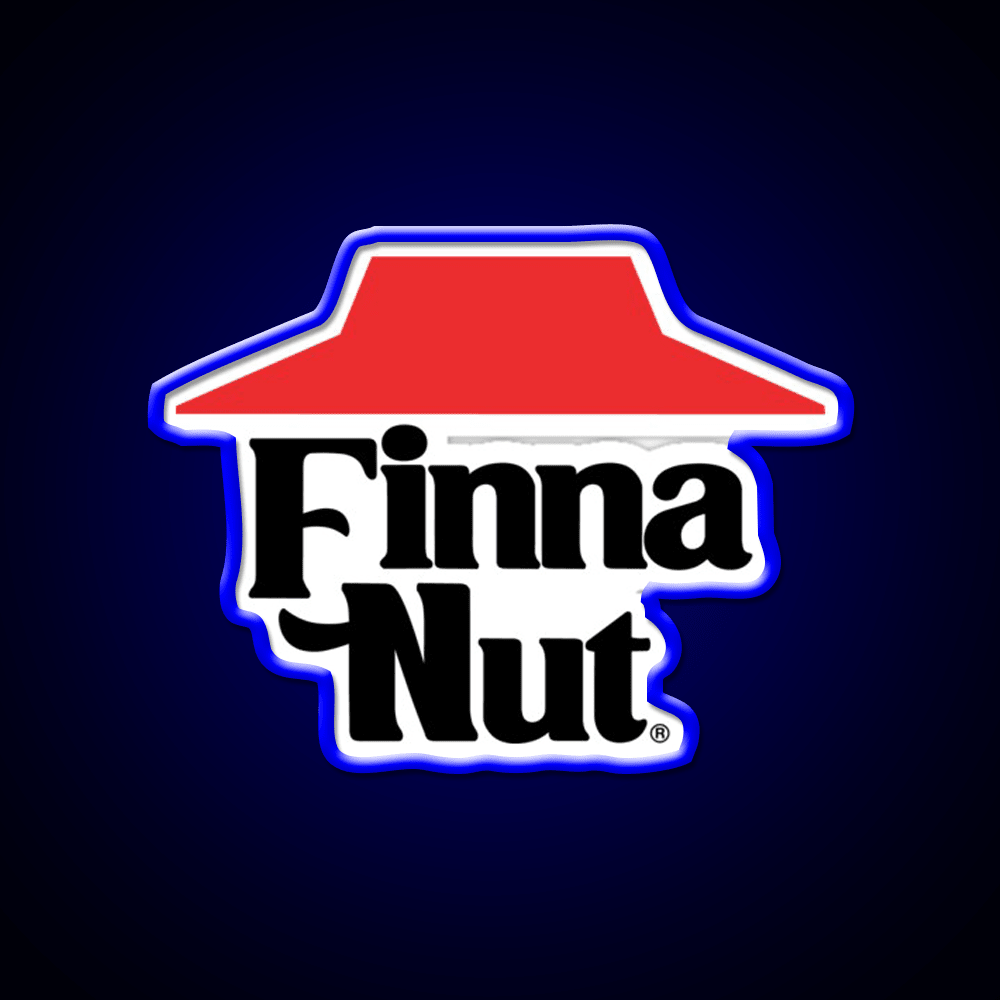 Finna Nut Pizza Logo Snack Food Led Neon Sign Rgb Color - Shineneon