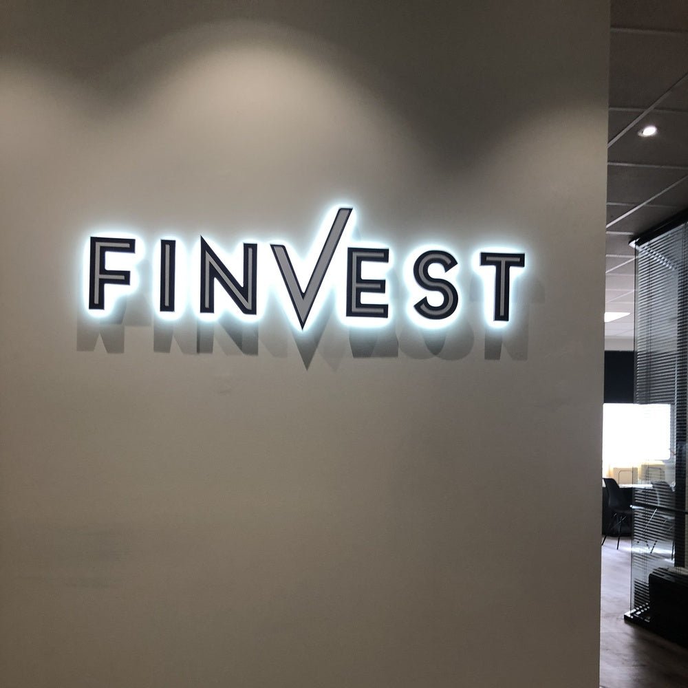 Finvest 3D Backlit Channel Letters Led Light Sign - Shineneon
